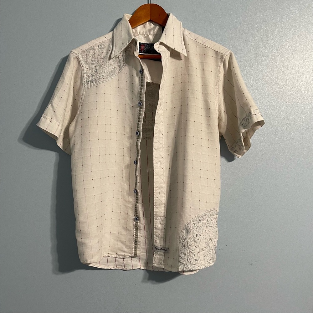 S-English Laundry Vintage Independence Men’s Hand Sewed Short Sleeve shirt